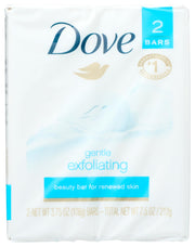 BAR GENTLE EXFOLIATING 2X4.25OZ by Dove – 1.88 Ounce (Pack of 2), white, Pack of 2, Model 61328