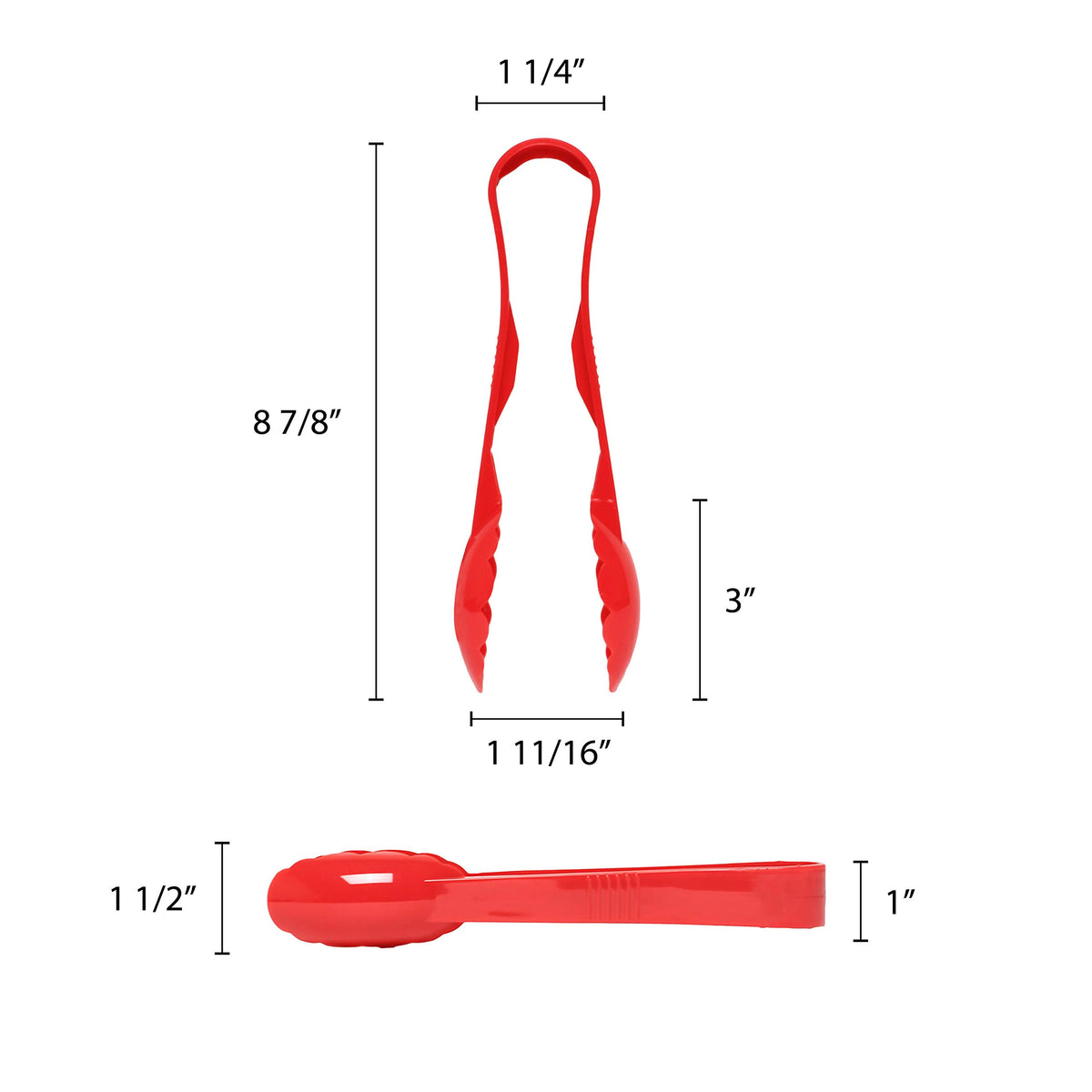 Thunder Group 9 / Red / Serving Tongs Tongs
