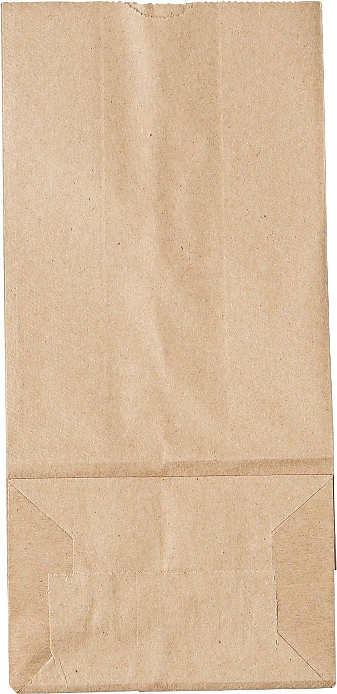General GK5500#5 Paper Grocery Bag by AJM Packaging – One Size, paper, Brown, Pack of 500, Model BAGGK5500