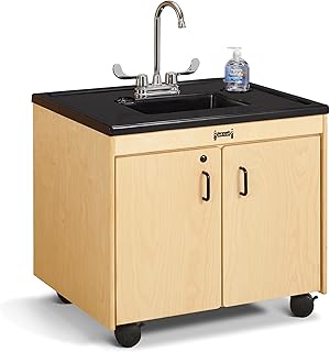 Jonti-Craft 1370JC Clean Hands Helper, 26" Counter with Plastic Sink