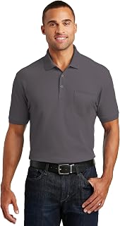 Port Authority Unisex Core Classic Pique Pocket Polo