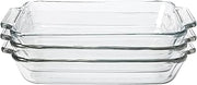 Anchor Hocking 2-Quart Oven Basics Glass Sculpted Baking Dish, Set of 3
