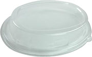 Sabert Clear High Dome Lid for Pulp Burrito Bowls and Small Oval Pulp Plate, 300 Count