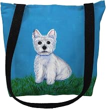 Betsy Drake Westie Medium Tote Bag 16x16