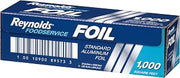 Reynolds Wrap Standard Aluminum Foil Roll, 12" X 1,000 Ft, Silver