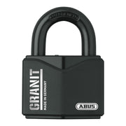 ABUS Keyed Alike / Body width: 2 29/64" Shackle diameter: 7/16" Shackle clearance: 1 3/64" / Black Keyed Padlocks