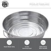 American Metalcraft 95 oz (Pack of 1) / Tub / Silver Serving Trays