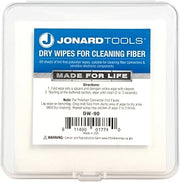 Jonard Tools DW-90 Pack of 90 Dry Wipes for Cleaning Bare Fiber, Connector End-Faces, and Electronic Components