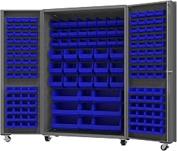 Durham Mobile Bin Cabinet, 168 Bins