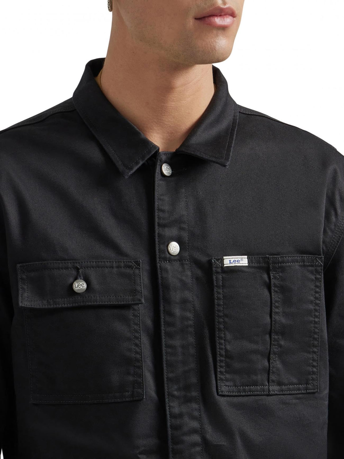 Men's Workwear Union-All by Lee – X-Large, Cotton, Spandex, Black, Model 112340449