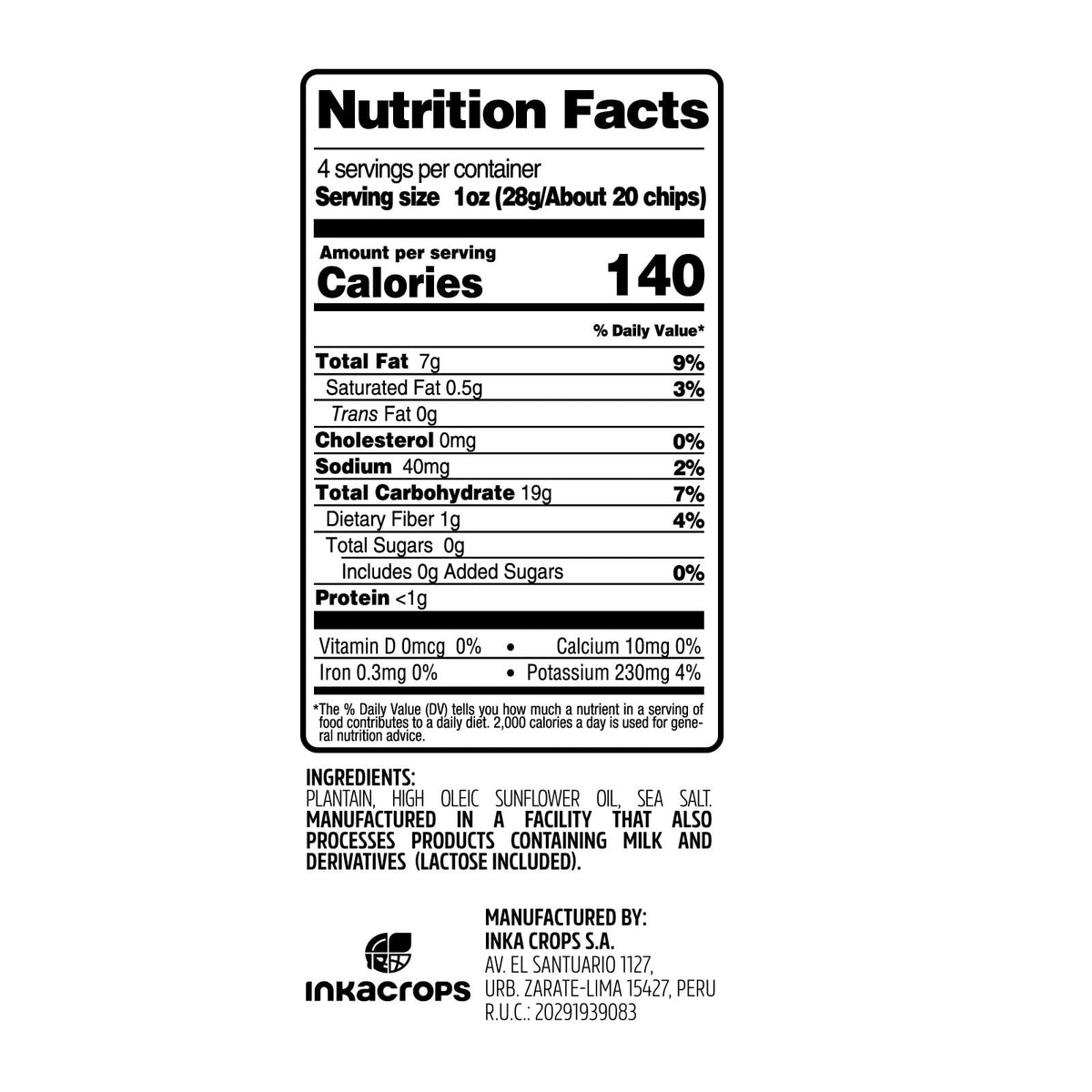 Inka Crops Sea Salt / 4 Ounce (Pack of 12) / 12 Vegetable