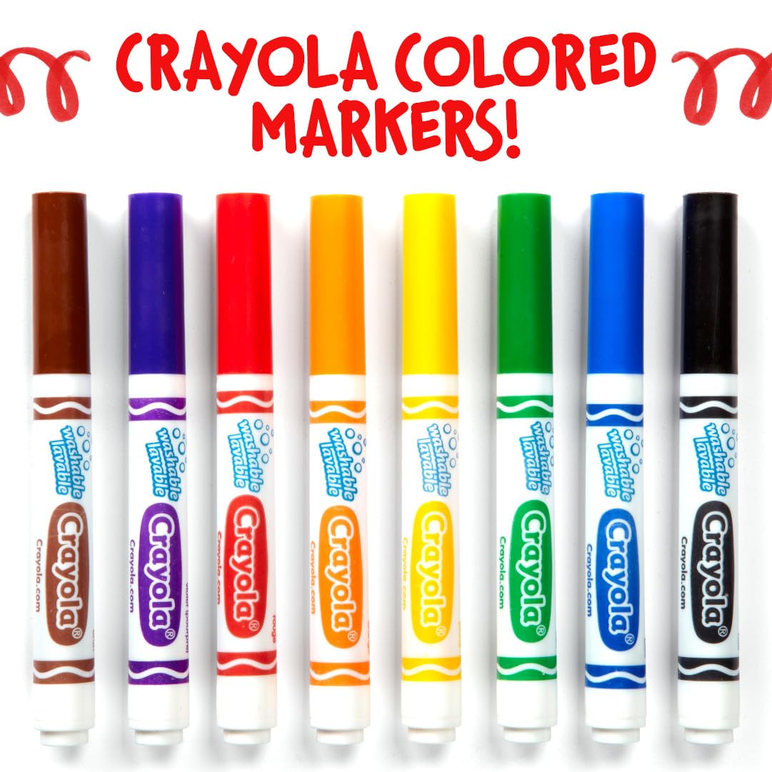 Crayola Red / 12 Count (Pack of 1) / Standard Packaging Coloring Pens & Markers