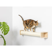 Cat Wall Climber Series: Scratching Post by Armarkat – Medium, solid Poplar layered wood, Natural Beige, Model W1907D