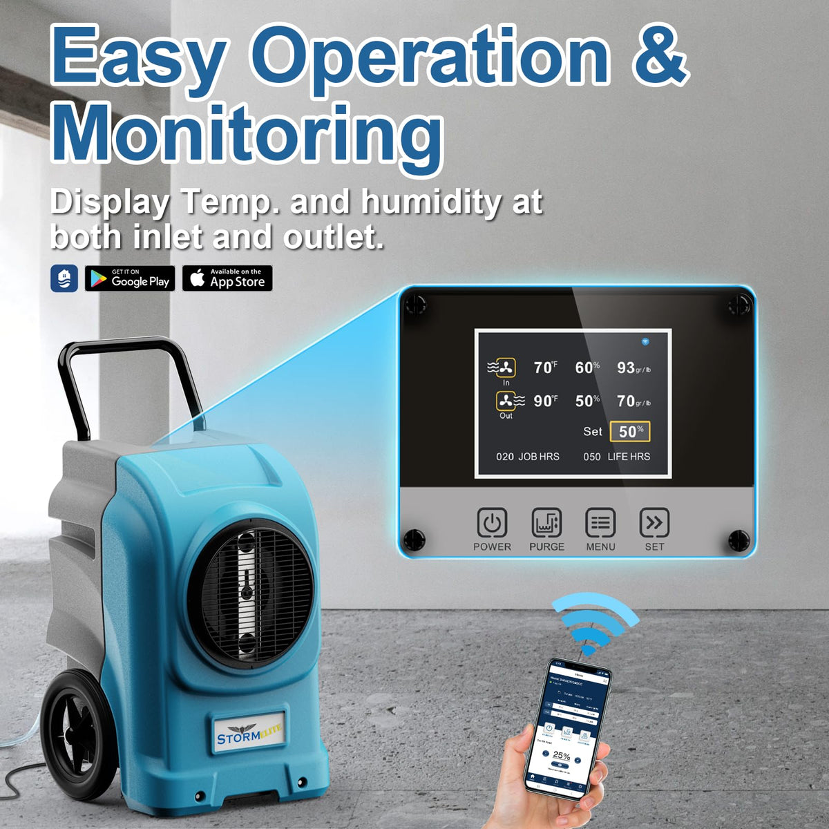 ALORAIR Blue / Large / Storm Elite Dehumidifiers