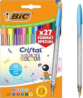 BIC CRISTAL MULTICO AST BOX27FS EU
