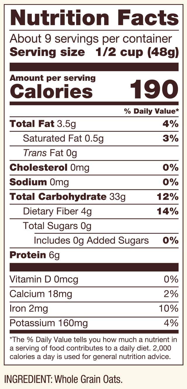 Bob's Red Mill 32 Ounce (Pack of 4) / Off-white to tan to light brown / Resealable Breakfast Foods