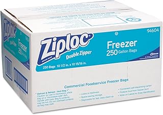 Ziploc DVO94604 - Double-Zipper Freezer Bags