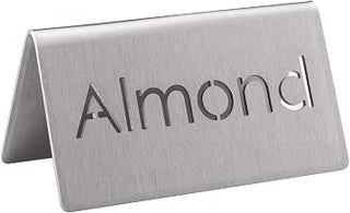 Service Ideas 1C-BF-Almond-MOD Laser Cut Table Tent, Almond, Brushed