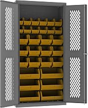 Durham EMDC-362472-30B-95 Bin Cabinet, 72" Overall Height, 36" Overall Width, Total Number of Bins 30