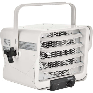 Electric Garage Unit Heater With Thermostat by Global Industrial – 14.75"L x 18.94"W x 17.5"H, Steel, Gray, Model PH-954