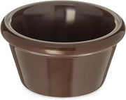 Carlisle FoodService Products Smooth Ramekin Sauce Cup for Restaurants, Cafeterias, And Fast Food, Plastic, 2 Ounces, Chocolate