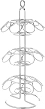 Tablecraft DCH27 Cone Holder, 7" x 7" x 16-3/4"H, 3-Tier, Holds (27) Cones, Hand wash only, Chrome