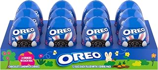 Oreo Chocolate Sandwich Cookies, 12 Easter Eggs (2 Cookies Per Egg)