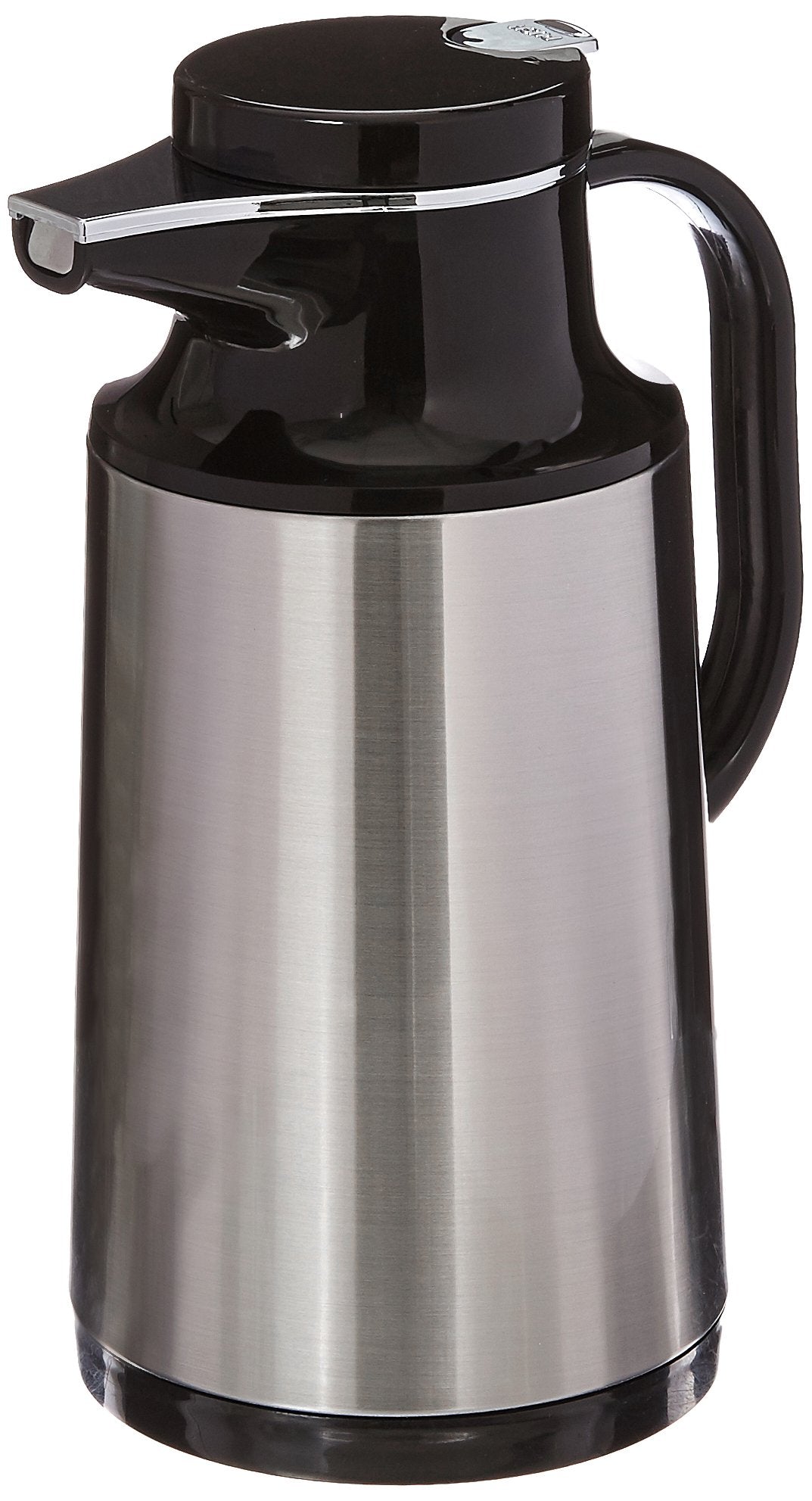 Coffee at a Touch Server by Service Ideas – 33.8 Ounces, 1.0 liters, Stainless Steel, Brushed, Model HPS101