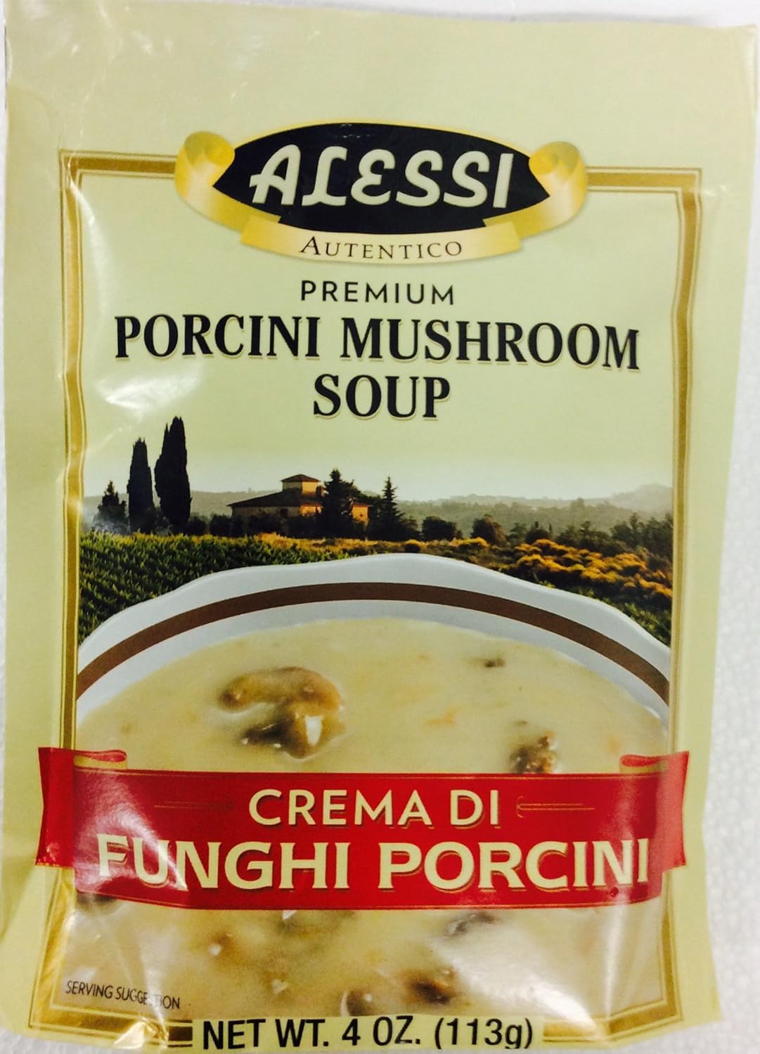 Alessi Mushroom / 4 Ounce (Pack of 1) / 6 Vegetable Soups