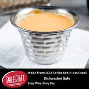 Products Serving Container by Tablecraft – 9 Ounce Pail, 9.0 ounces, Stainless Steel, Silver, Pack of 12