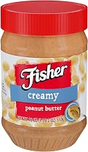 Fisher Creamy Peanut Butter, 18 Ounce -- 12 per case.