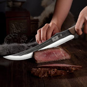 Hoshanho Butcher Knife Trio, 10 Inch Blades, Silver