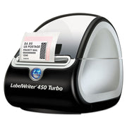 DYM1752265 - LabelWriter 450 Turbo Direct Thermal Printer - Monochrome - Label Print by DYMO – Black, Model V150276