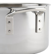 Tri-Ply Stock Pot by Winco – 12 Quarts, 11.36 liters, Stainless Steel, Silver, Model TGSP-12