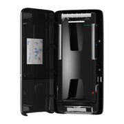 Tork PeakServe Plastic Paper Towel Dispenser, Black - 2,100 Towels