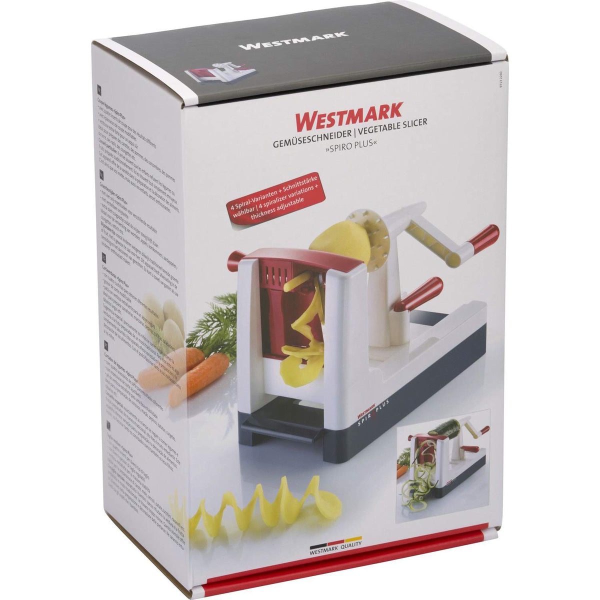 Vegetable Cutter by Westmark – Stainless Steel, Grey/White/Red, Model 97132260
