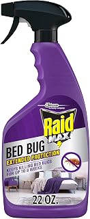 Raid Max Bed Bug Extended Protection, Kills Bed Bugs for 8 Weeks on Laminated Woods and Surfaces, 22 Oz