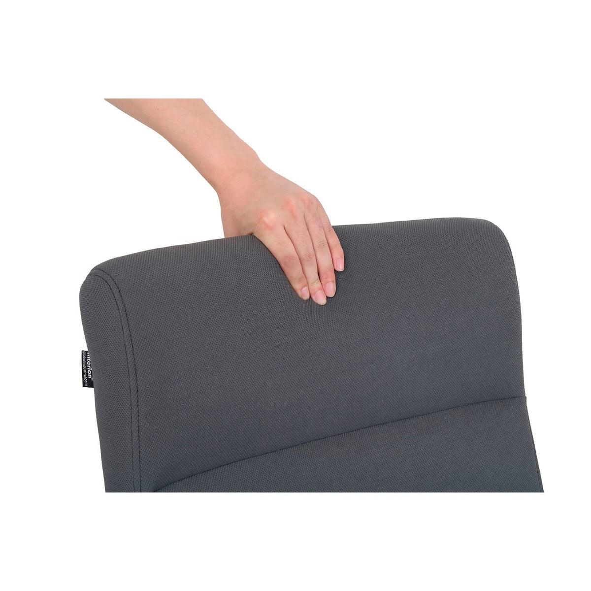 High Back Fabric Task Chair by Global Industrial – Textile, Gray, Model 81157M
