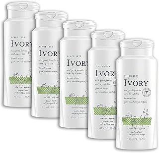 Ivory Scented Body Wash, Aloe 21 oz (Pack of 5)