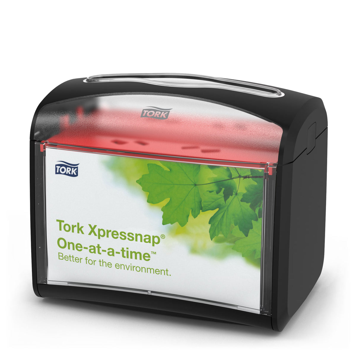 Tork Xpressnap Plastic Napkin Dispenser, 250 Napkins, 4/Case - photo 2