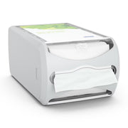 Tork Xpressnap Plastic Napkin Dispenser, 500 Napkins - Gray