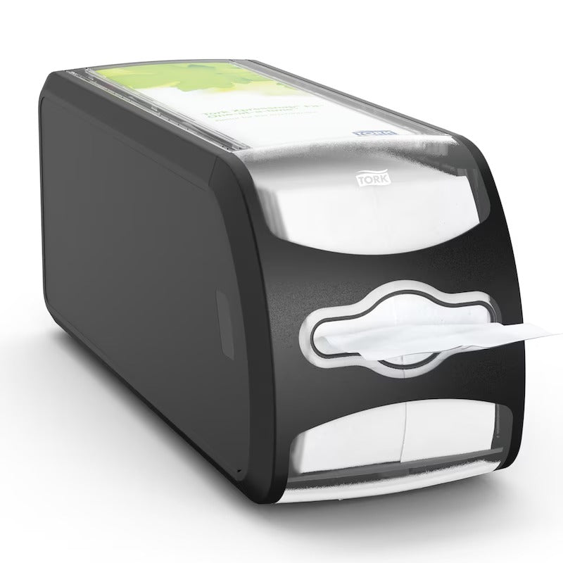 Tork Xpressnap Plastic Napkin Dispenser, Black - photo 2
