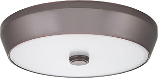 Lithonia Lighting FMDDHL 14 20830 BZA M4 15-Inch 3000K LED Deep Pan Flush Mount, Bronze