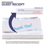 Blue Guest Check Books for Servers (40 Pack) Server Note Pads by Stock Your Home – Blue, Model SYH-1298-BDL