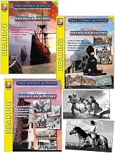 Remedia Publications Daily Literacy Activities: American History Complete Set of 3 Titles