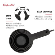KitchenAid Negro / 4-Piece (Pack of 12) / 8.0 ounces Cups