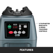 Waring Stainless Steel Jar CB15SF / 1 Gallon / Black Countertop Blenders