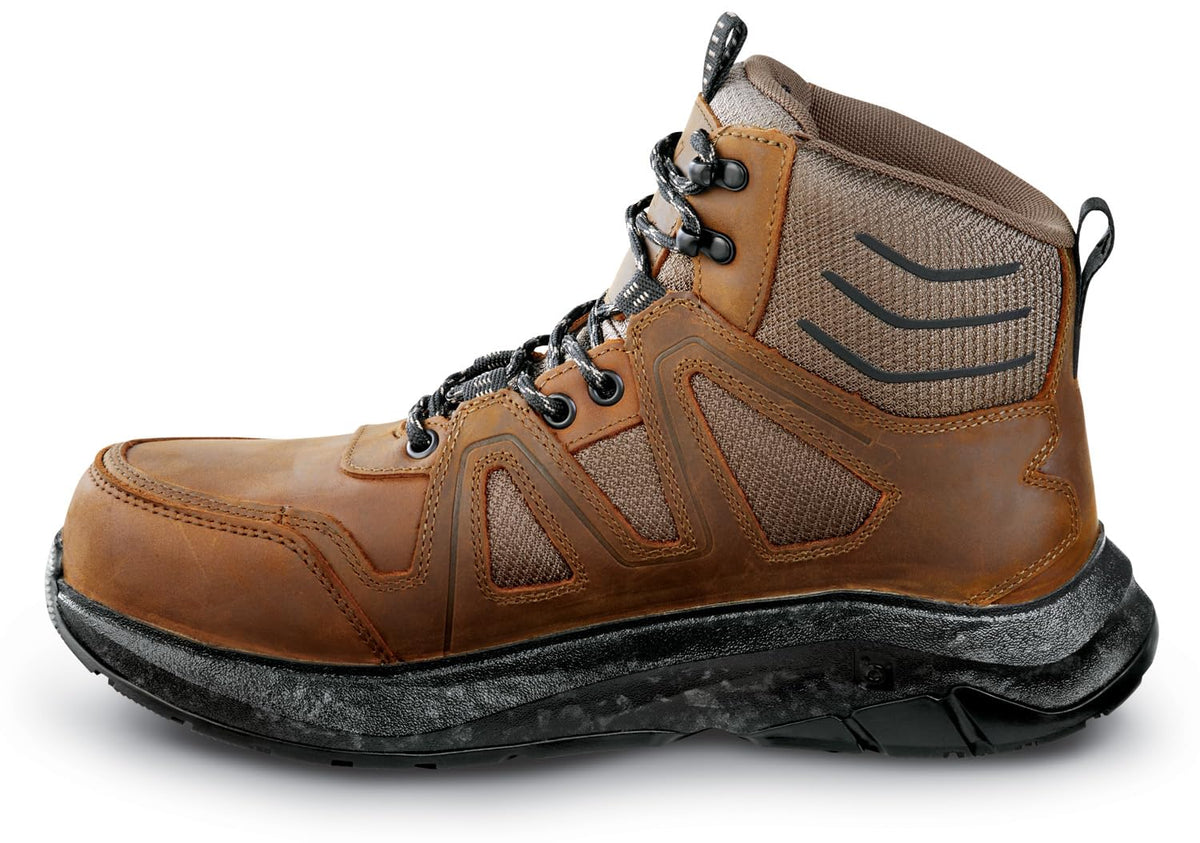 Mens 6 Brown Ridgway MaxTRAX Steel Toe Waterproof SRO Boot 10.0 M by SR Max – 10, Brown