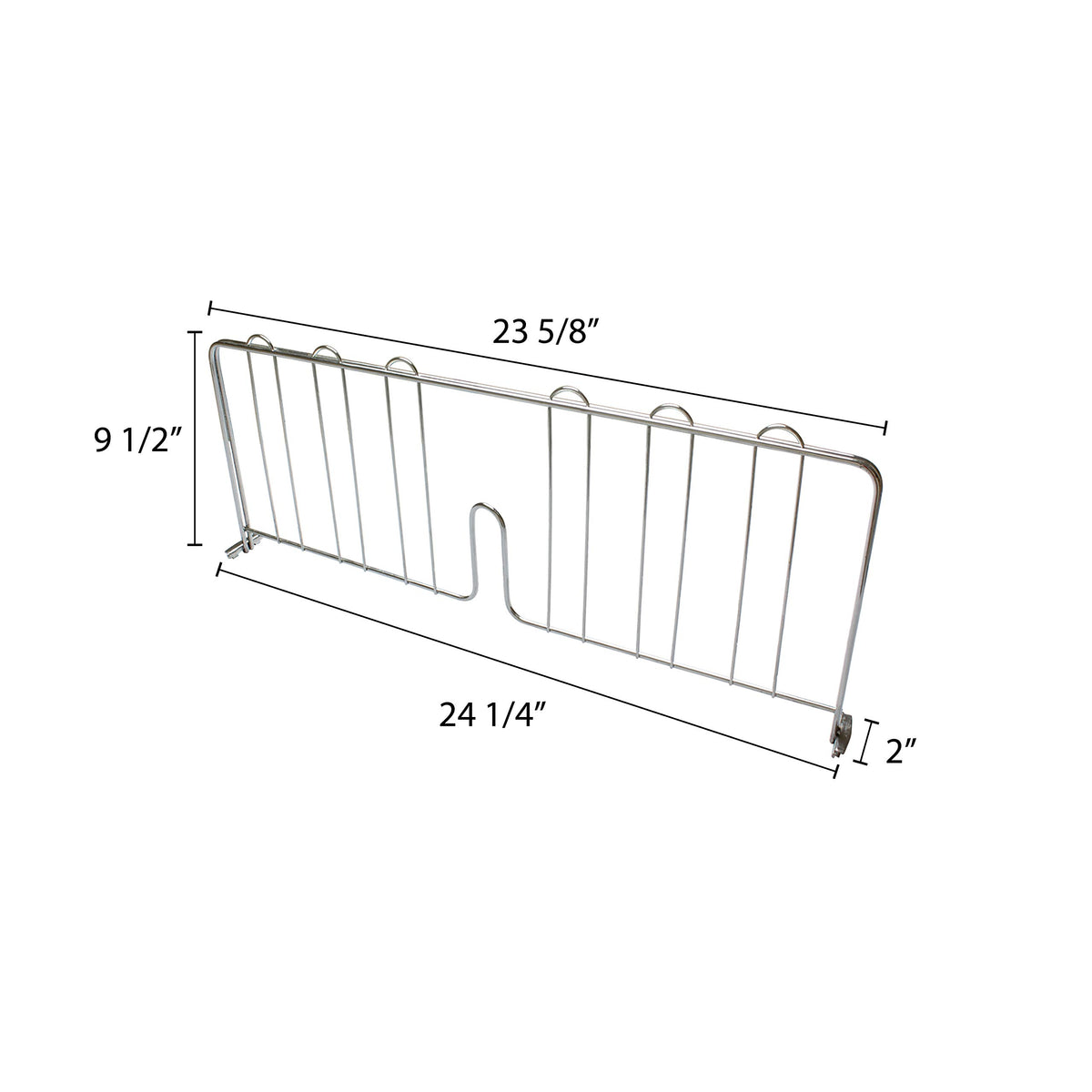Thunder Group Chrome / 24" / 1 Shelf Dividers