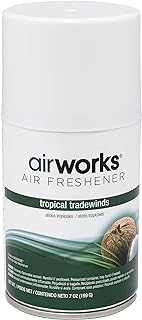 Hospeco Health Gards Metered Aerosol Air Freshener (Tropical Tradewinds Scent, 7 oz. Cans, Case of 12)